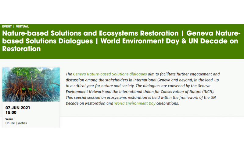 Nature-based Solutions And Ecosystems Restoration | Geneva Nature-based ...